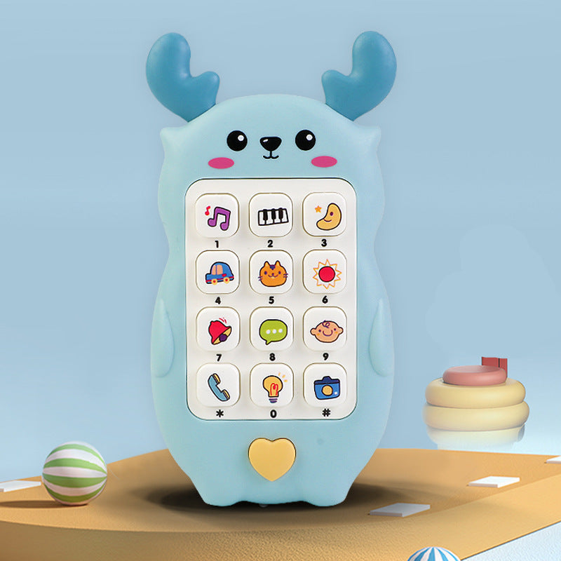 Kinder Telefon mit sensorischem Klang im verspielten Design