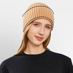 Stylish Women's Knitted Beanie – Stretchy & Comfortable for Everyday Wear
