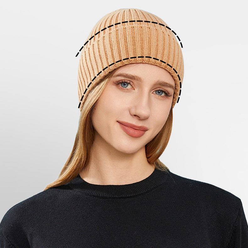 Stylish Women's Knitted Beanie – Stretchy & Comfortable for Everyday Wear