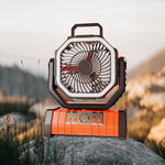 Air Freshener – Portable Pedestal Fan with LED for Outdoor Adventures