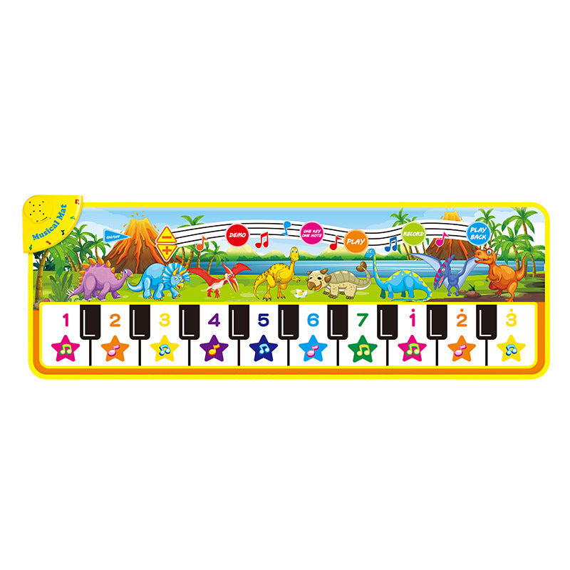 Spielmatte mit musikalischem Klavierdesign