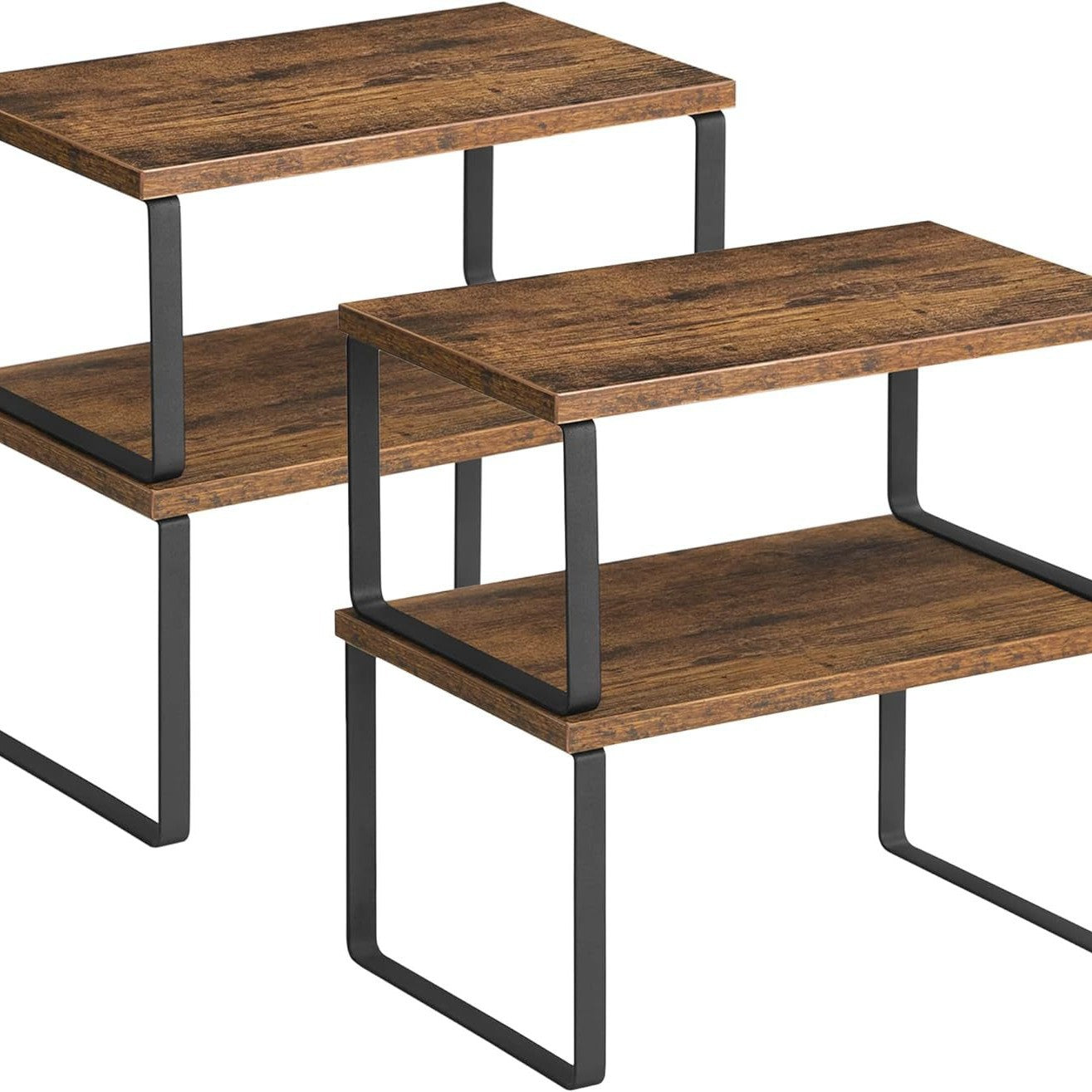 Practical kitchen helper with double storage space