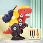 Spielset mit Saugnapfkanone und Dinosaurier-Schrauben