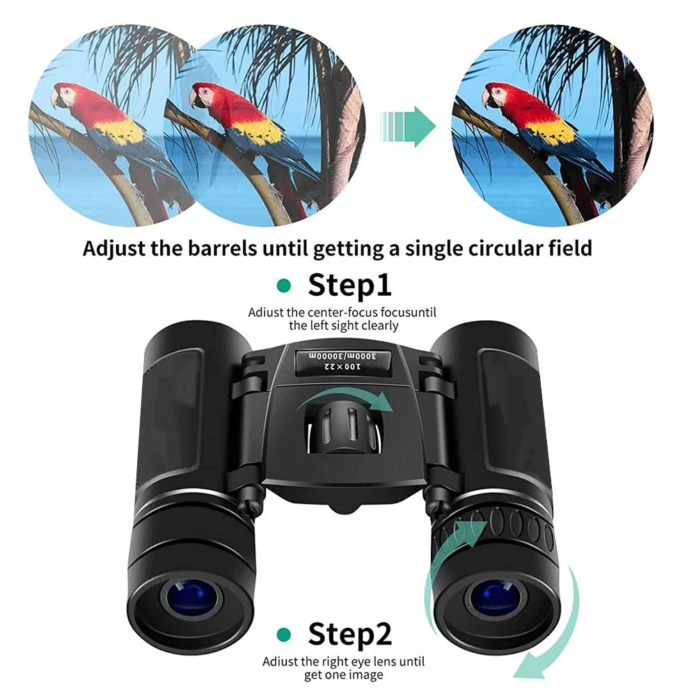 Fernglas für Abenteurer | Kompakte HD 8x40 Optik
