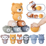 Sensorische Bausteine für Kinder mit Tiermotiven