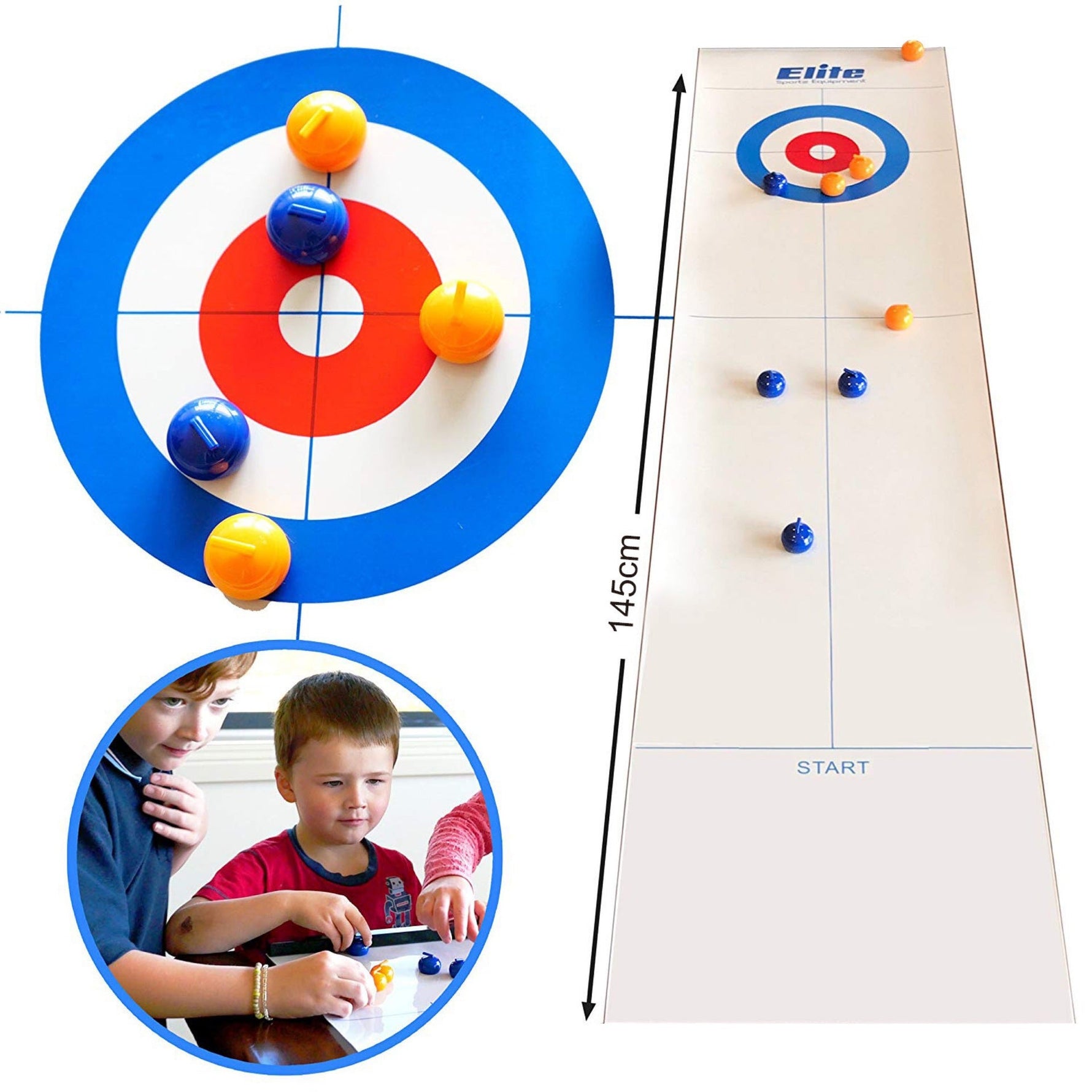 Kleines Curling Spiel für den Heimgebrauch
