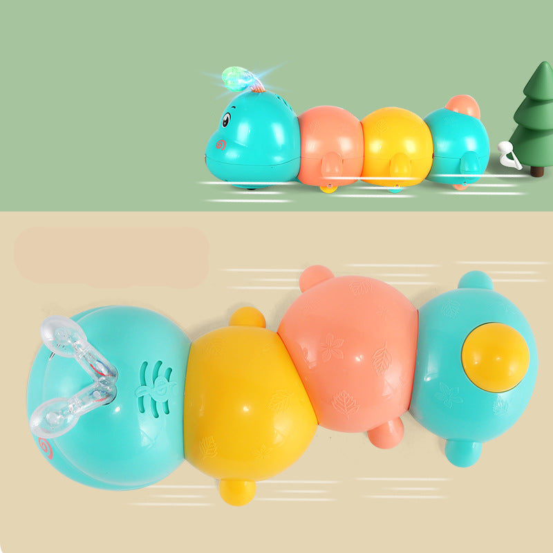 Teilespielzeug für Kinder: Magnetische Krabbelraupe