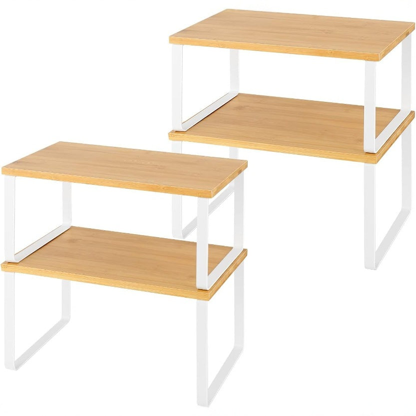 Practical kitchen helper with double storage space