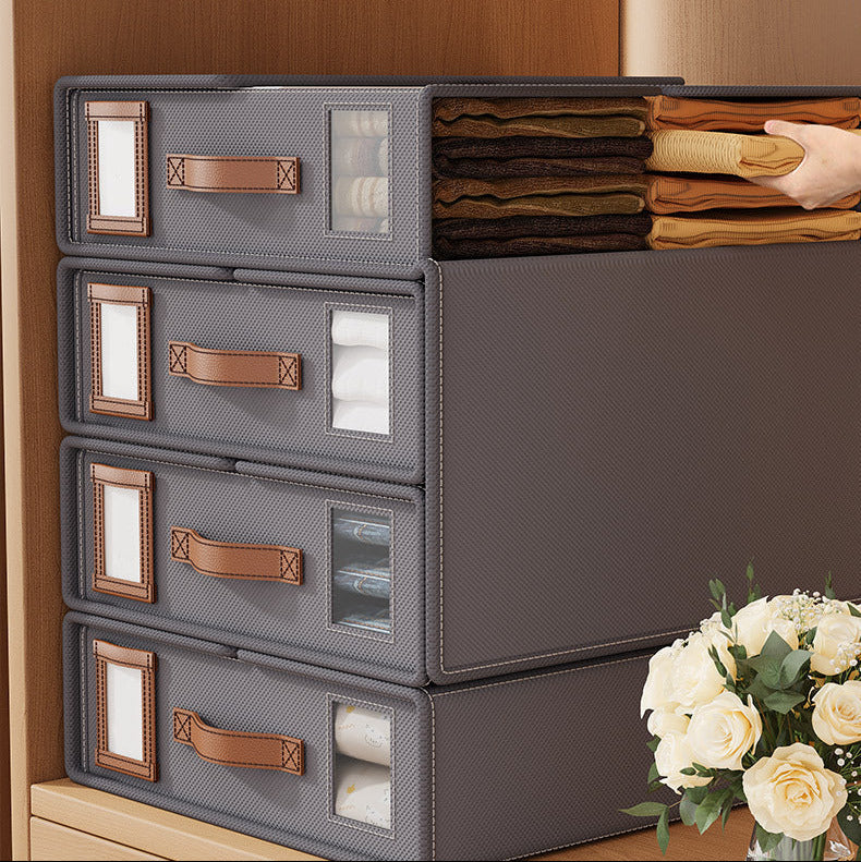 Practical Bedding Organizer with Viewing Window