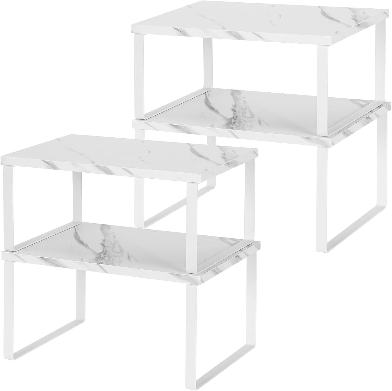 Practical kitchen helper with double storage space