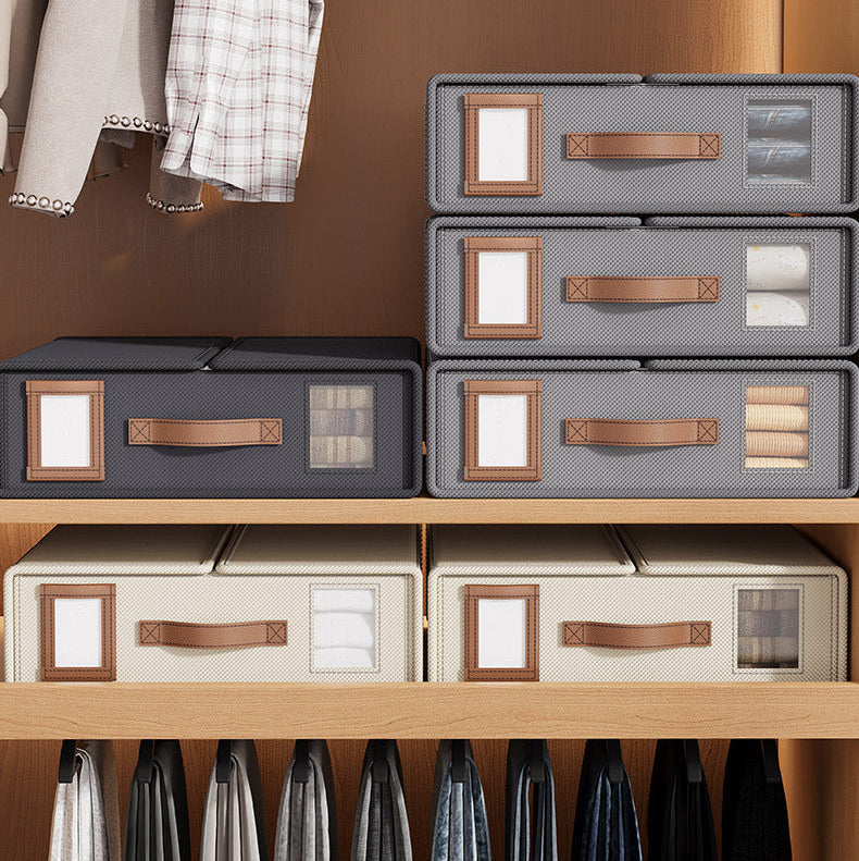 Practical Bedding Organizer with Viewing Window