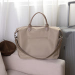 Elegant diaper bag with sophisticated storage space