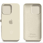 Luxuriöse Silikonhülle für iPhone mit MagSafe-Kompatibilität