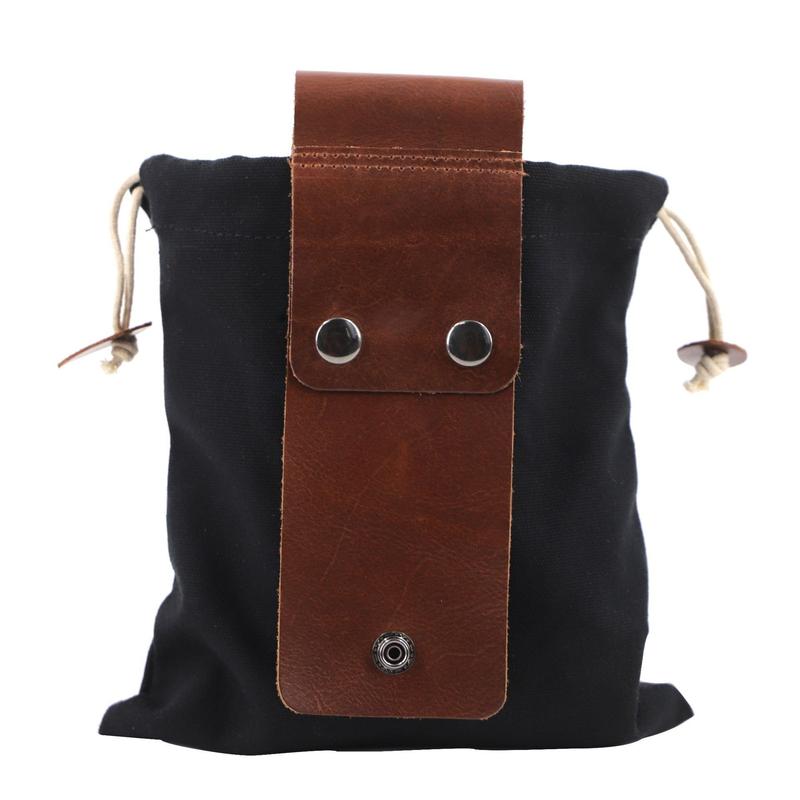 Leder- und Canvas-Bushcraft-Tasche