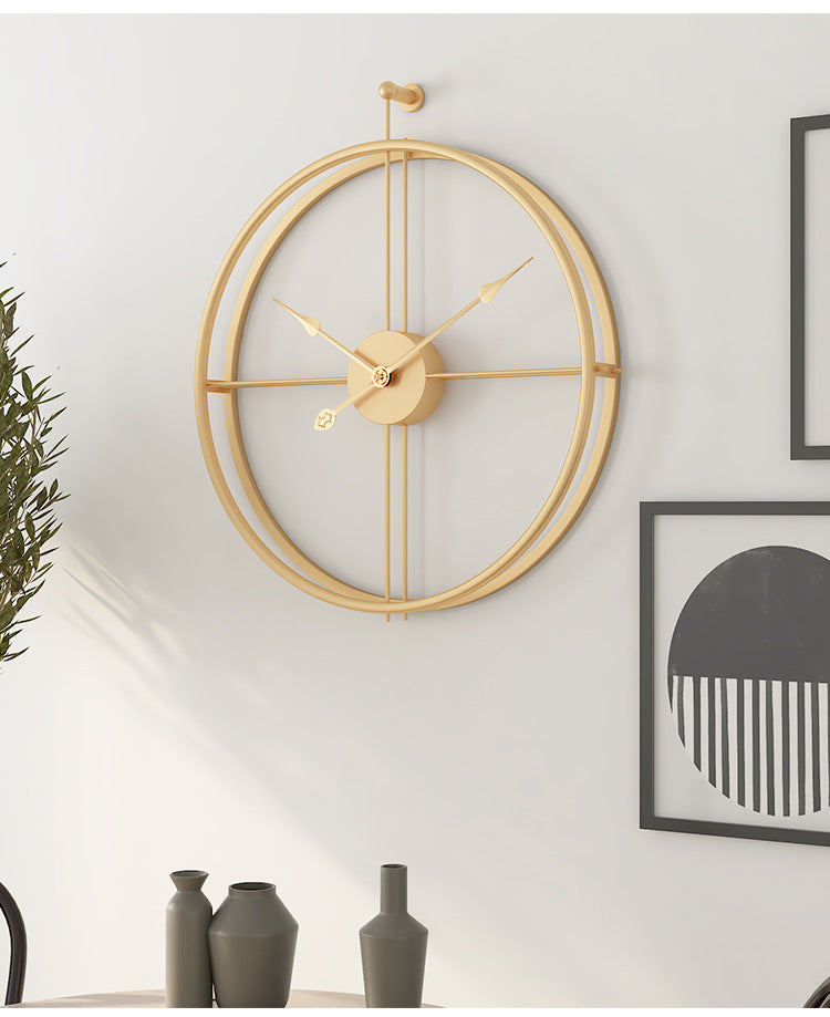 Stilvolle Wand-Uhr im Nordic Design – 50 cm Durchmesser