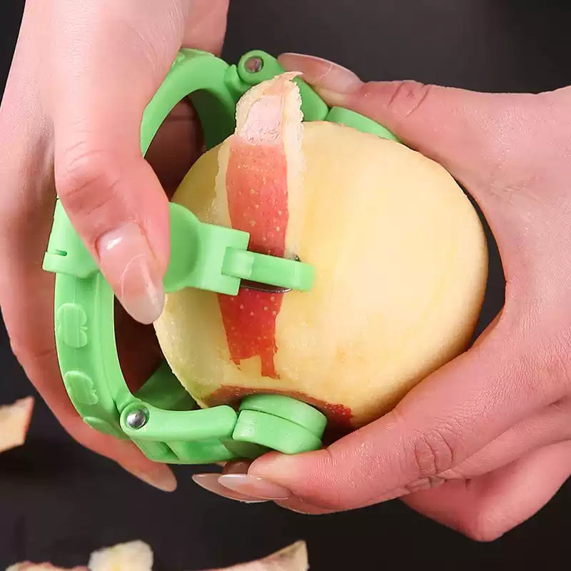 Fruchtzauber | Kompakter Handheld Obstschäler mit Komfortgriff