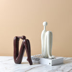 Artful Metal Bookends for Stylish Order