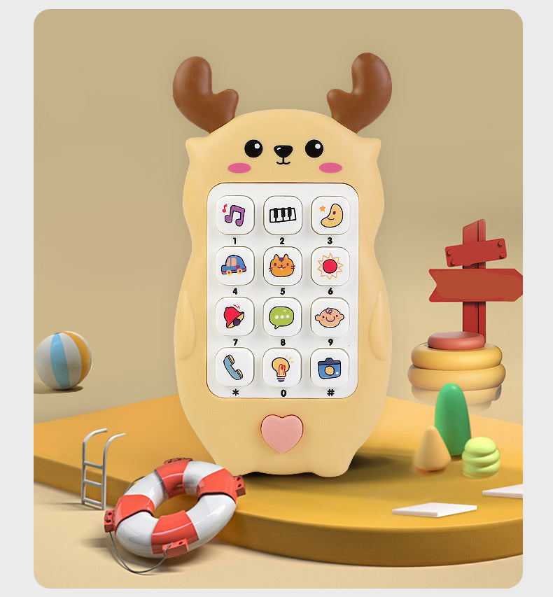 Kinder Telefon mit sensorischem Klang im verspielten Design