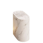 Stylish waste bin with an elegant marble look for kitchen & bathroom