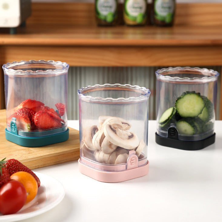 Multifunktionaler Küchenhelfer – Schneller Obst- und Gemüseschneider