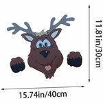 Weihnachtszaun Dekoration mit festlichem Motiv