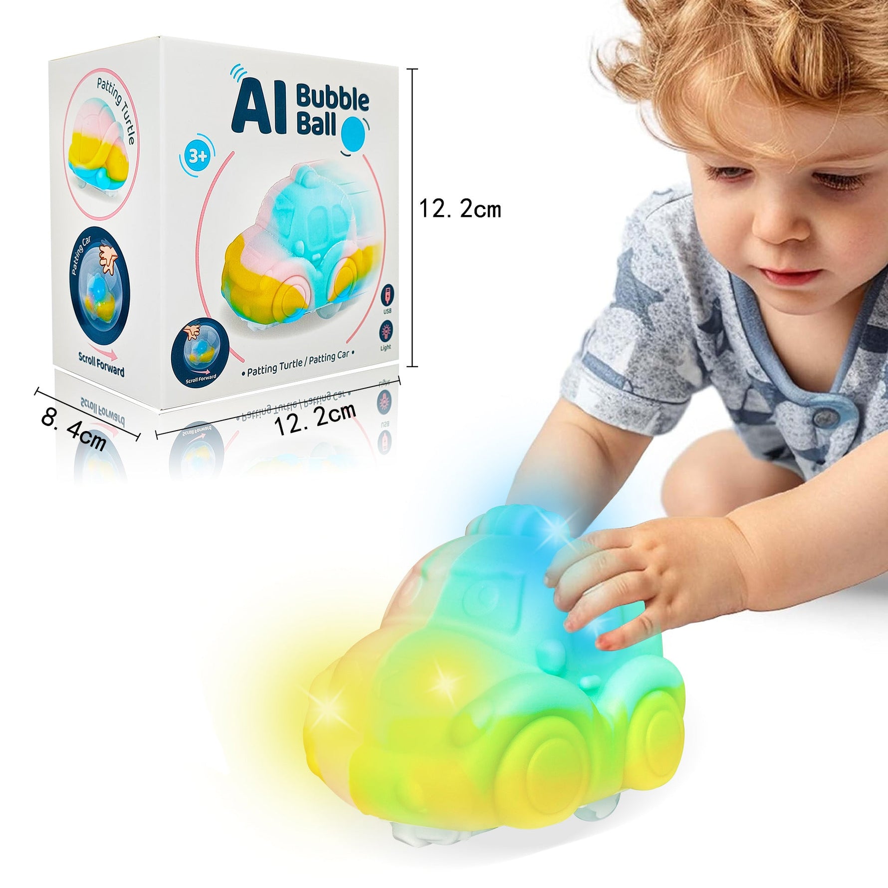 Spielball mit KI für Kinder – Interaktives Bubble Spielzeug