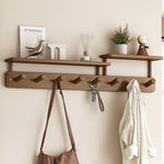 Modern wall coat rack with practical storage space