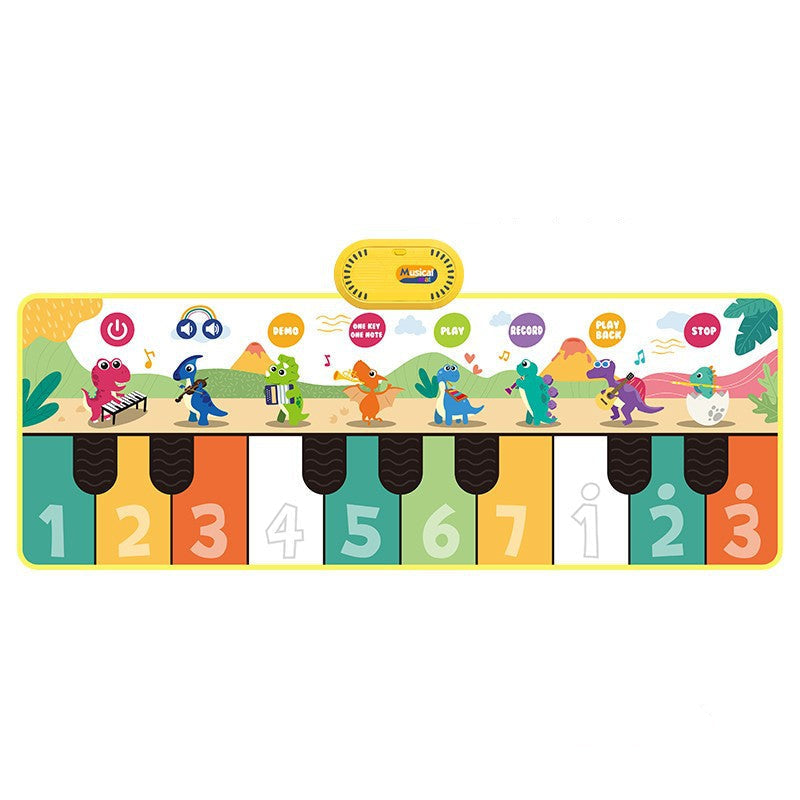 Spielmatte mit musikalischem Klavierdesign