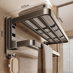 Compact Towel Holder with Suction Cups – Flexible and No Drilling Required