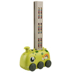 Tierautos für unterhaltsames Domino-Spiel