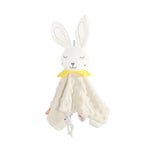 Schmusetuch aus weichstem Plüsch mit integrierter Rassel