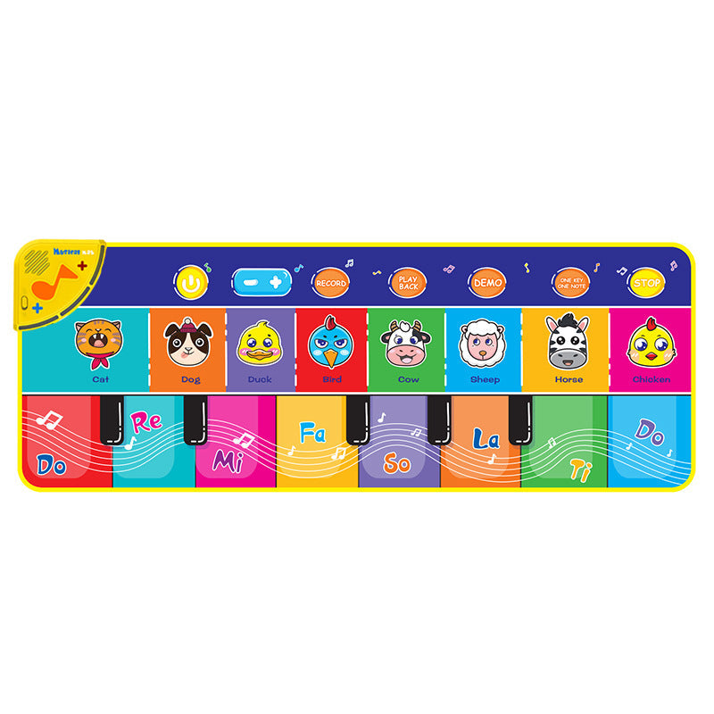 Spielmatte mit musikalischem Klavierdesign