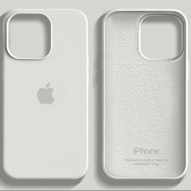 Luxuriöse Silikonhülle für iPhone mit MagSafe-Kompatibilität