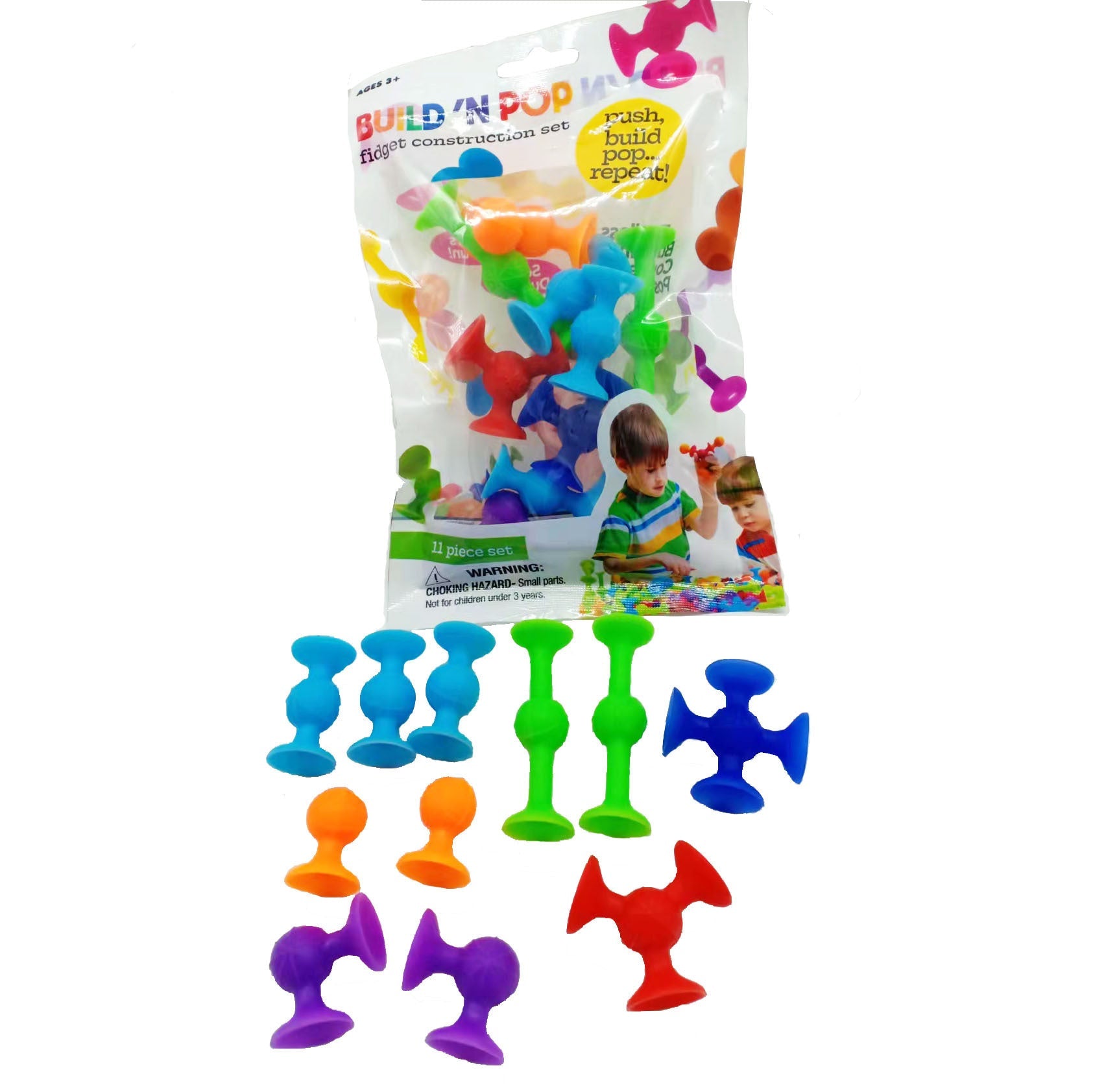Lernspielzeug mit Saugnäpfen für Buchstaben und Zahlen