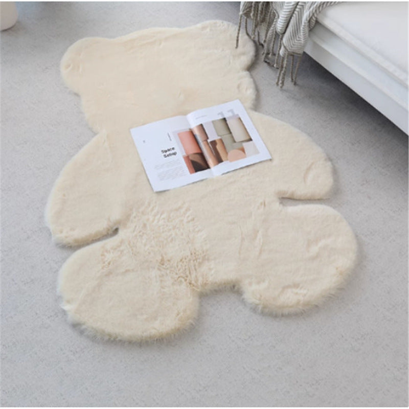 Cute Bear Rug - Soft Decorative Carpet for Kids' Room and Living Room