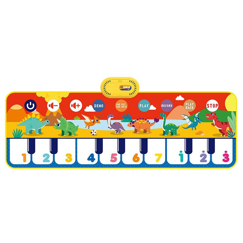 Spielmatte mit musikalischem Klavierdesign