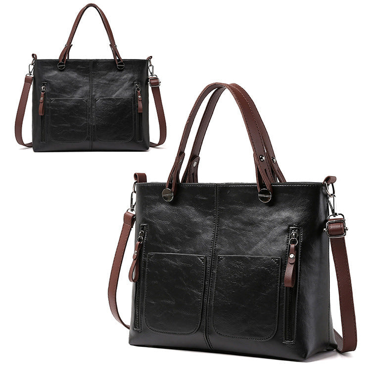 Stylish shoulder bag made of high-quality PU leather for every adventure
