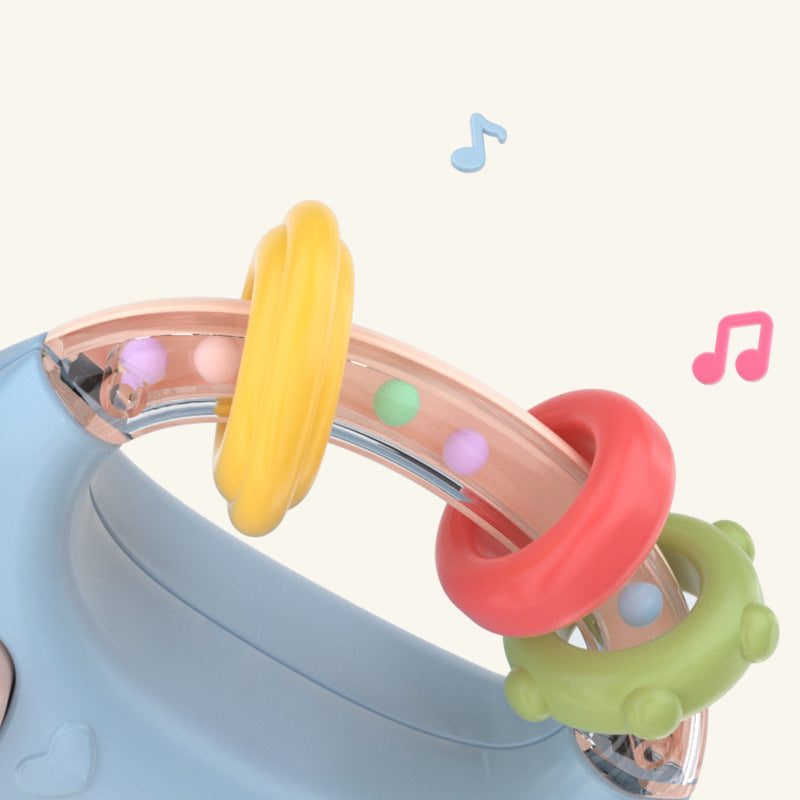 Baby Schnuller mit Rasseln und Beißring – Musikalisches Spielzeug