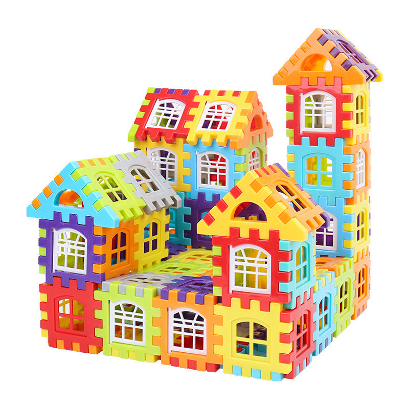 Fenster Bausteine für Kinder im Montessori-Stil