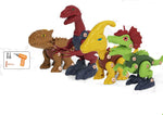 Bauset für Dinosaurier mit Schrauben und Konstruktion