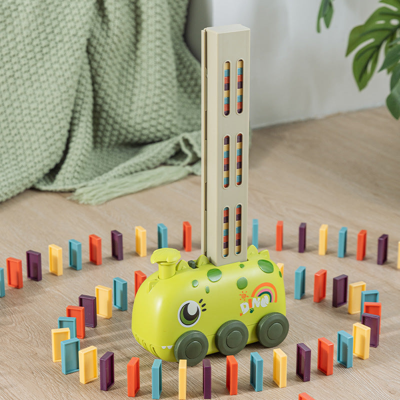 Tierautos für unterhaltsames Domino-Spiel