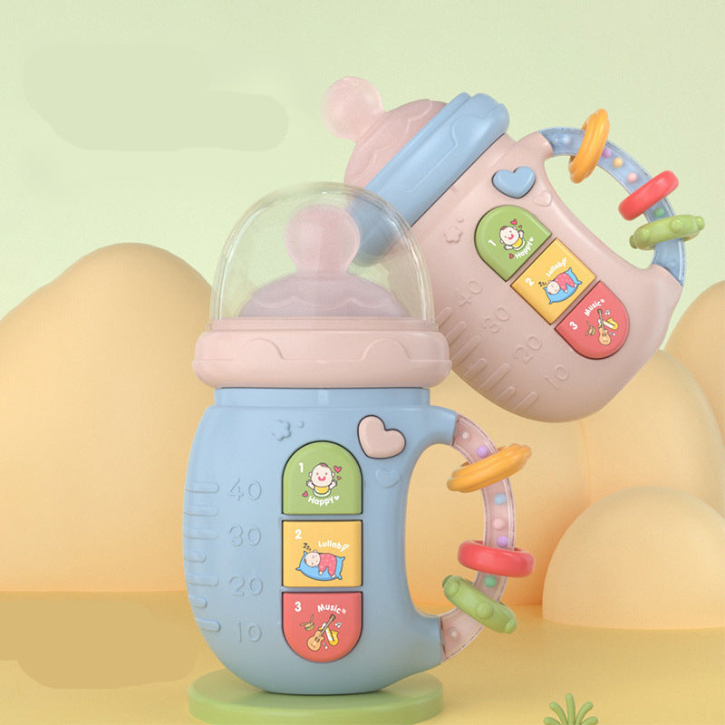 Baby Schnuller mit Rasseln und Beißring – Musikalisches Spielzeug