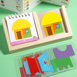 Puzzle-Spiel mit geometrischen Farben und Formen - Stärkt logisches Denken