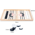 Holz Schachbrettspiel mit Schleuder