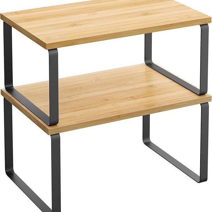 Practical kitchen helper with double storage space