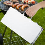 Edelstahl Grillzubehör Set – Perfektion für Grillmeister