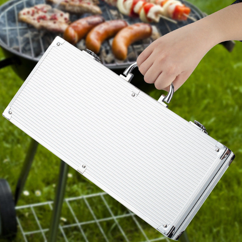 Edelstahl Grillzubehör Set – Perfektion für Grillmeister