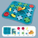 Puzzle für Straßen im Montessori-Stil