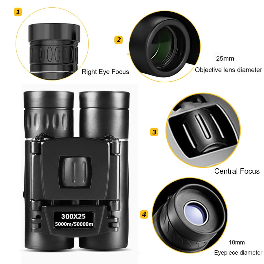 Fernglas für Abenteurer | Kompakte HD 8x40 Optik