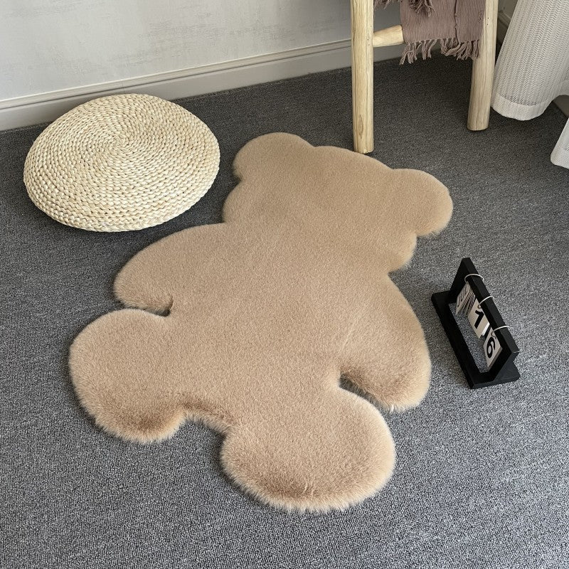 Cute Bear Rug - Soft Decorative Carpet for Kids' Room and Living Room